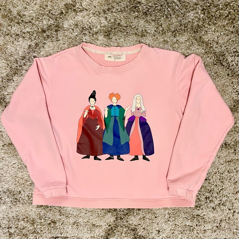 Hocus Pocus Drop Shoulder Pullover from Minimalist Folk Co Size Medium